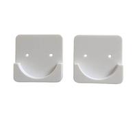 AMSLSIU Soporte de Pared para Barra de Cortina baño, sin Perforaciones, Duradero, Elegante, para una infinidad complementos, Ideal para la mayoría los Estilos. 2 métodos instalación. El