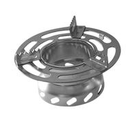 AMSLSIU Soporte para ollas de acero inoxidable para exteriores, ultraligero, mini y compacto, ideal para picnic, camping, senderismo, playa, barbacoas, universal.