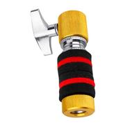 AMSLSIU Soporte resistente para platillos de batería Jazz Drum Hi Hat Embrague de liberación rápida Embrague de aluminio premium Piezas de repuesto Soporte para platillos Jazz, oro, Altura: 7.5 cm