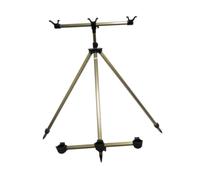 AMSLSIU Soporte telescópico Ligero de aleación de Aluminio para caña de Pescar, Que Proporciona Estabilidad y Seguridad al Pescar Desde la Orilla. Ideal para Todo Tipo de