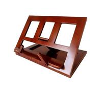 AMSLSIU Soportes para libros de instrumentos, escritorio, plegables, para guardar partituras y recetas, ligeros y portátiles, medidas 33,5 x 23,5 x 2, cm, café, 33. 23. 2. cm