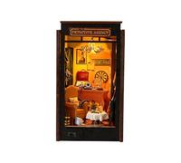 AMSLSIU Sujetalibros 3D, Accesorios para Casas de muñecas en Miniatura y Kits de construcción en Miniatura únicos para Actividades grupales Divertidas, Rompecabezas, decoración Modelo estantería