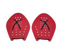AMSLSIU Swim Like Pro Equipo General para Hombres y Mujeres La Aleta de la Mano y Manguera de Goma no se separan fácilmente Palma Manera efectiva , Rojo , S (15.5*18 CM)