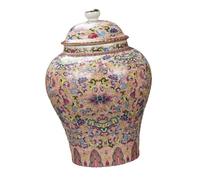 AMSLSIU Tarro de cerámica Sellado para té, Dulces y Especias. Mantiene el Contenido Fresco. Decorativo para el hogar. Tarro de Jengibre cerámica. Jarrón Hecho Jengibre