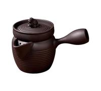 AMSLSIU Tetera con infusor para preparar té suelto cómodamente en casa o en la oficina. Elegante tetera china que permite apreciar el encanto único de la, Negro, 13.5 x 8 x 5.7 cm
