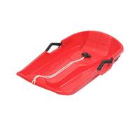 AMSLSIU Trineo de Nieve, Snowboard, Deslizador, Trineo con Asas, portátil, para Exteriores, Resistente, Regalo de cumpleaños de Invierno para niños, Regalo , Rojo , 65 x 40 x 13 centímetros