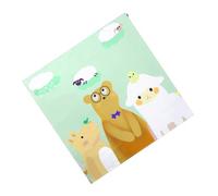 AMSLSIU Trona Splat Mat Baby Playmat Alfombra Dibujos animados Impreso Lavable Plegable Impermeable Niños Interior Exterior Hogar, Oso, 110 * 110cm