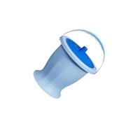AMSLSIU Urinario portátil con cubo para orina, diseñado para emergencias, para niños y ancianos, con recipiente para orina nocturna y asa, resistente y duradero, Azul Con Anillo