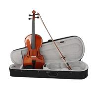 AMSLSIU Viola acústica sólida de 16 pulgadas, tamaño 4/4, Para madera de abeto, para niños, adultos y entusiastas la música. Incluye estuche transporte. Viola acústica