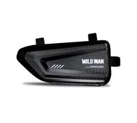 AMSLSIU WILD MAN Bicicletas Bolsa 1.5L EVA Sticky Absorción de golpes Bolsa de almacenamiento bicicletas Estuche ciclismo portátil al aire libre Herramientas Paquete auriculares