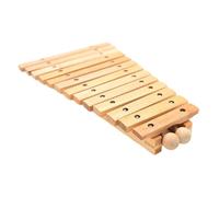 AMSLSIU Xilófono profesional para enseñar música a niños. Glockenspiel, ideal para el aprendizaje y la diversión en el aula. Xilófono portátil de 41 x 21 cm.