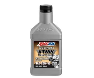 Amsoil - Aceite sintético 20W50 para motocicleta, 946 ml