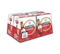 Amstel Cerveza - 4 Packs de 6 Botellas x 250 ml - Total: 6 L