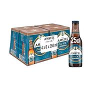 Amstel Oro 0,0 cerveza tostada sin alcohol Caja 4 Pack botella, 6 x 25cl