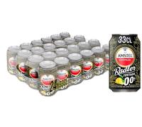Amstel Radler 0,0 Cerveza Tostada Limon Sin Alcohol Pack lata 24 x 33cl