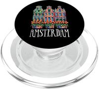 Ámsterdam At Night - Países Bajos/Holanda - Ámsterdam PopSockets PopGrip para MagSafe