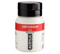 Amsterdam Bote acrílico de la serie estándar, 500 ml, blanco titanio 105 (17721052)