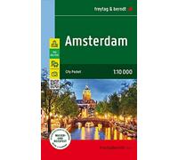 Amsterdam: City Pocket, Innenstadtplan, wasserfest und reißfest: PL 105 CP