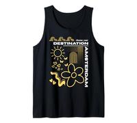 Amsterdam Elige tu destino Países Bajos Boho Abstract Camiseta sin Mangas