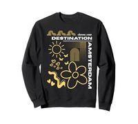 Amsterdam Elige tu destino Países Bajos Boho Abstract Sudadera
