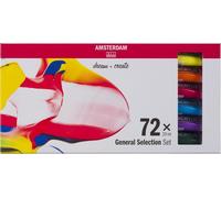 Amsterdam General Selection Set of Acrylic Paints 72x20 ml