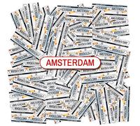 Amsterdam Gold 100 condones, transparente, muy humidificado