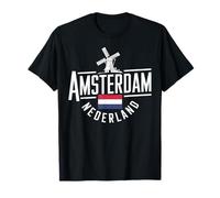 Amsterdam Nederland Travel City Design Camiseta