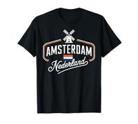 Amsterdam Nederland Travel City Design Camiseta