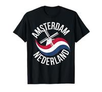 Amsterdam Nederland Travel City Design Camiseta