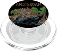 Amsterdam Países Bajos Holanda Viaje Souvenir City Gift PopSockets PopGrip para MagSafe