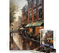 Ámsterdam, Países Bajos Rompecabezas para Adultos de 1000 Piezas Actividad de Ocio para el Desarrollo Cerebral ¡Disfruta de una Navidad Alegre! (50x75cm)