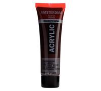 Amsterdam Pintura acrílica Serie Estándar - Tierra sombra tostada 409 - Tubo 20 ml - Semitransparente - Excelente resistencia a la luz - Viscosidad media - Acabado satinado