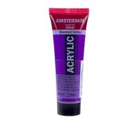 Amsterdam Pintura acrílica Standard Series, Violeta metalizado, 835, 20 ml, resistente a la luz, semitransparente, acabado satinado duradero, para lienzo, madera, papel, inodoro, a base de agua.