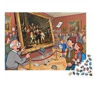 Amsterdam Rijksmuseum Rembrandt Frame Tilt Puzzle De Madera Impermeable Puzzles De 1000 Piezas para Adultos Colorido Rompecabezas Juegos Educativos
