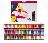 Amsterdam Standard Series - Juego de pintura acrílica | Juego completo de prueba (tubos de 90 x 20 ml) colores