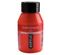 Amsterdam Standard Series Pintura acrílica Rojo naftol medio 396, tubo de 120 ml, semiopaca, alta resistencia a la luz, viscosidad media