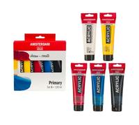 Royal Talens Amsterdam – Pintura acrílica Standard – Set Teoría del Color 5x120 ml