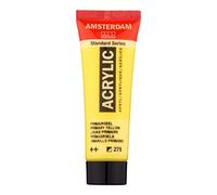 Amsterdam Standard Series Tubo de pintura acrílica - 20 ml - Amarillo primario 275 - Semiopaco - Muy buena resistencia a la luz