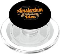 Amsterdam War Mi Idea para viajeros por la Ciudad y Vacaciones PopSockets PopGrip para MagSafe