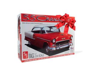 AMT 1955 Chevy Bel Air Hardtop Kit de modelo a escala 1:16