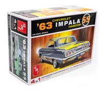 AMT 1963 Chevy Impala SS Hardtop - 1/25 Scale Model Kit - Buil (Importación USA)