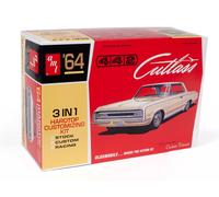 AMT 1964 Olds Cutlass 442 Hardtop Kit de modelo a escala 1:25, (Importación USA)
