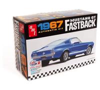 AMT-AMT1241 Ford Mustang GT Fastback 1967 Kit de Modelo, Multicolor, Talla estándar (Round 2, LLC AMT1241)