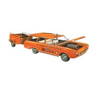 AMT Chevy II Station Wagon 1963 con Remolque a Escala 1:25