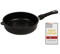 AMT Gastroguss Lotan® AMZN-726-Z20B - Sartén (26 cm de diámetro, 7 cm de alto, mango extraíble, no apta para inducción, revestimiento antiadherente Lotan®, sartén fundida de aluminio fundido)