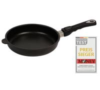 AMT Gastroguss Sartén de 24 cm de diámetro, 5 cm de alto, mango extraíble, apta para inducción, Lotan® antiadherente, sartén fundida (aluminio fundido), AMZN-I-524-Z20B