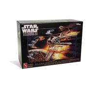 AMT Star Wars: The Phantom Menace Jedi Starfighter vs Droid Fighters - Kit de modelo a escala 1:25 y 1:48