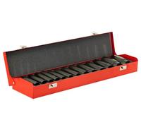 Amtech I7405 13 piezas 1/2 pulgadas Drive Deep Impact Socket Set, métrico 11mm - 32mm, unidad cuadrada, CR-V, caja de almacenamiento