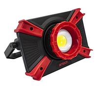 Amtech S8200 10W COB USB recargable luz de trabajo con banco de energía 5V/2.1A 2 salidas 1000 y 500 lúmenes, mango ajustable, indicador de carga de batería LED