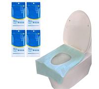 AMTOL - 40 almohadillas de inodoro desechables para accesorios de viaje, fundas impermeables extragrandes para mujeres, niños, entrenamiento para ir al baño para adultos (40 unidades)